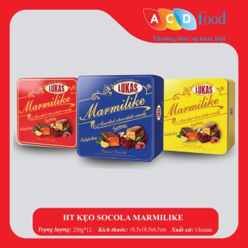 HỘP THIẾC KẸO SOCOLA MARMILIKE